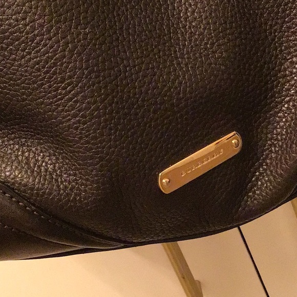 Sale❤️BURBERRY CANTERBURY 🌺Sale🌺 LARGE PEBBLE LEATHER HOBO EUC - Picture 8 of 16